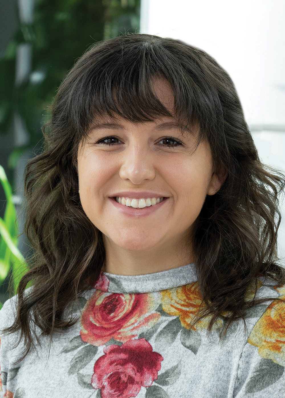 Rehabilitation Program Coordinator Regina Sorkin, BSN, RN, wearing a floral shirt and smiling.